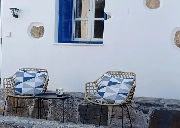 Blue & White: An Absolute Aegean Dream House Feriehus Galini (Naxos)